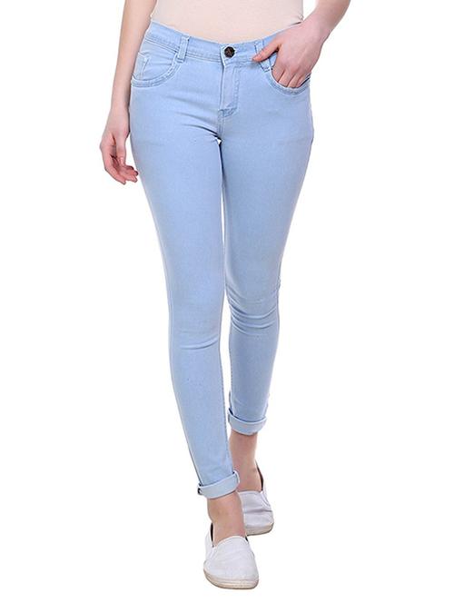 women high rise denim jeans - 20981491 - Very Small Image - 1