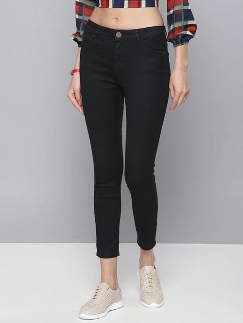 women plain mid rise jean - 20982157 - Very Small Image - 1