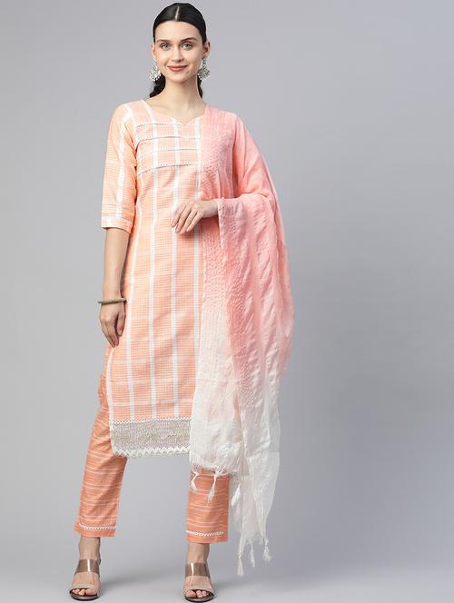 women kurta pant set with dupatta - 20983141 - Very Small Image - 1