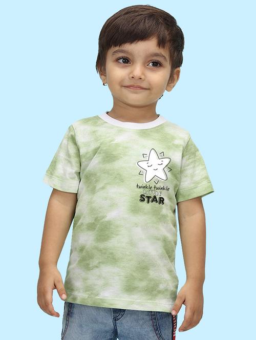 green cotton blend tshirt - 20996238 - Very Small Image - 1