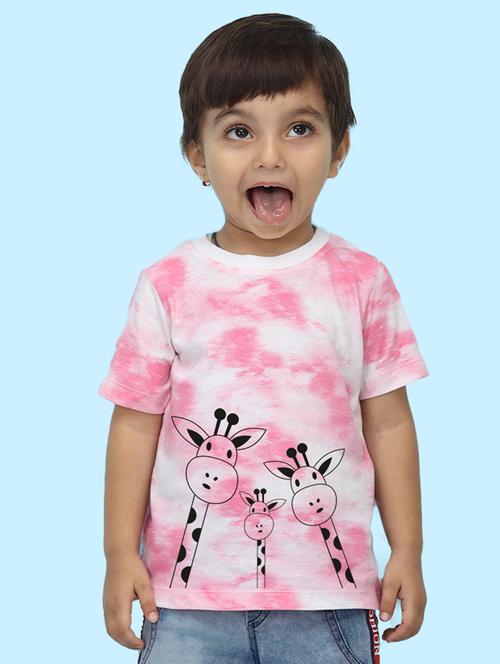 pink cotton blend tshirt - 20996246 - Very Small Image - 1
