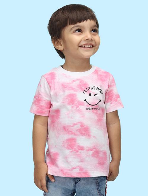 pink cotton blend tshirt - 20996263 - Very Small Image - 1