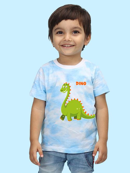 light blue cotton blend tshirt - 20996289 - Very Small Image - 1