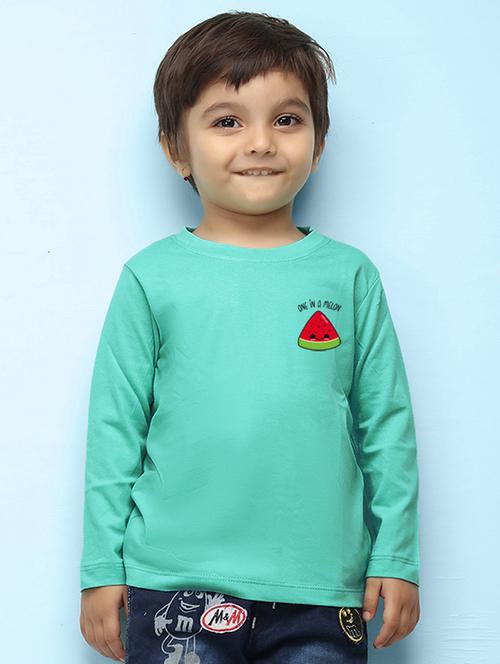 green cotton tshirt - 20996345 - Very Small Image - 1