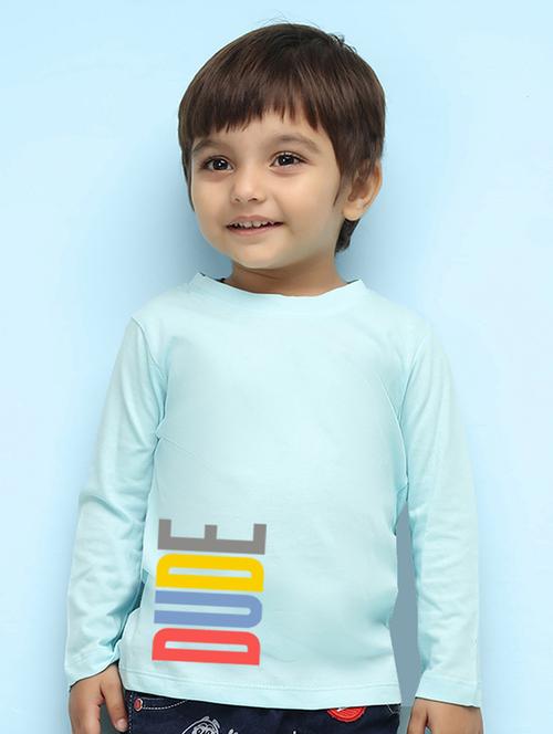 light blue cotton tshirt - 20996350 - Very Small Image - 1