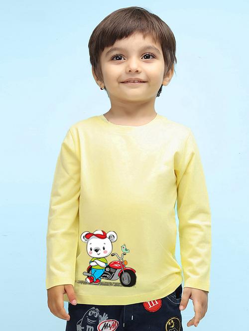yellow cotton tshirt - 20996372 - Very Small Image - 1