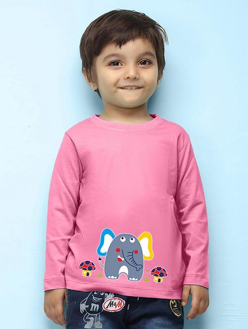pink cotton tshirt - 20996376 - Very Small Image - 1
