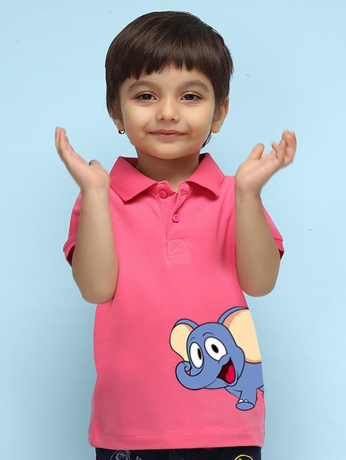 pink poly cotton tshirt - 20996420 - Very Small Image - 1