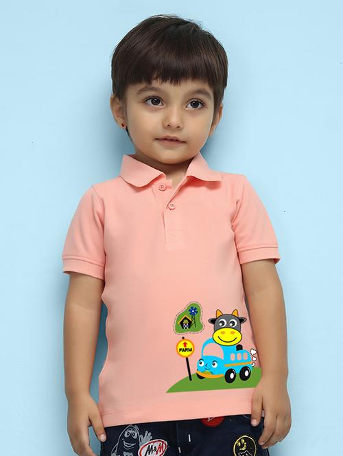 pink poly cotton tshirt - 20996423 - Very Small Image - 1