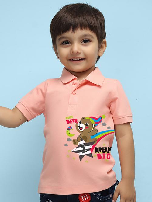 pink cotton blend tshirt - 20996438 - Very Small Image - 1