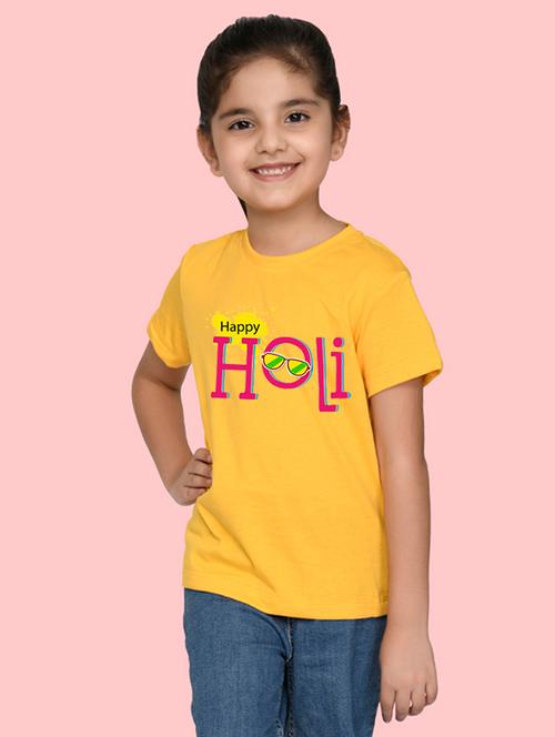 yellow cotton blend tshirt - 20996457 - Very Small Image - 1