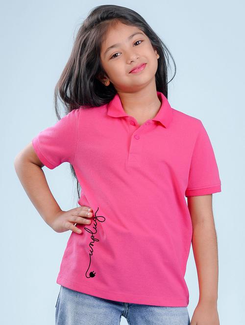 pink poly cotton tshirt - 20996478 - Very Small Image - 1