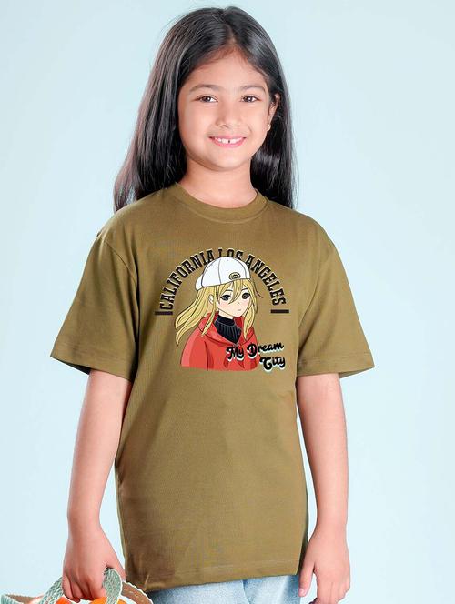 olive cotton blend t-shirt - 20996479 - Very Small Image - 1
