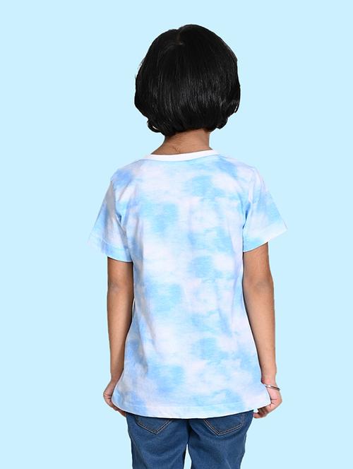 light blue cotton blend t-shirt - 20996513 - Very Small Image - 1