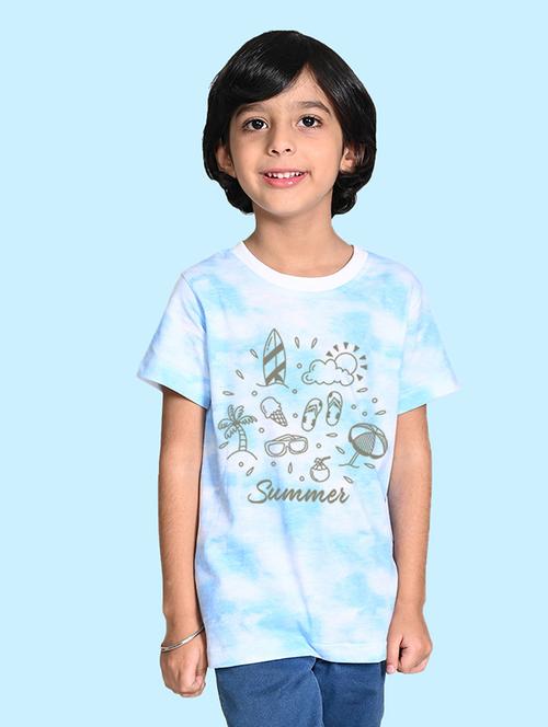 boys round neck graphic printed t-shirt - 20996540 - Very Small Image - 1