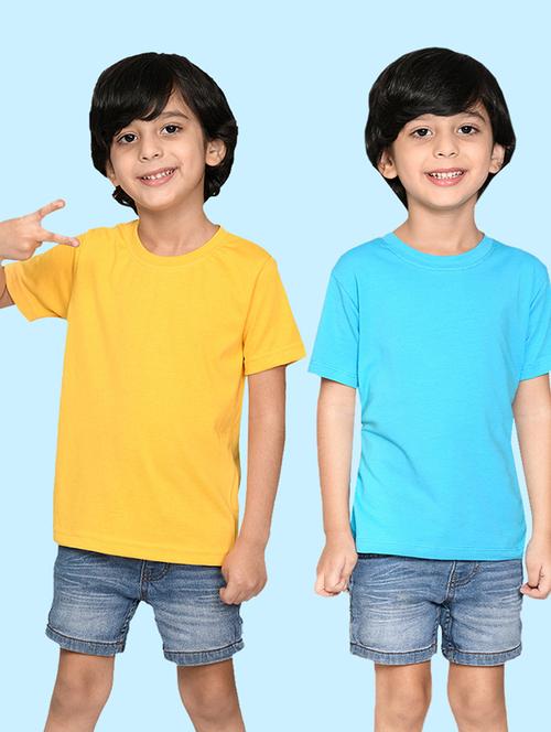pack of 2 solid t-shirt - 20996568 - Very Small Image - 1