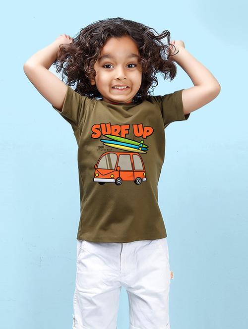 green cotton blend tshirt - 20996635 - Very Small Image - 1