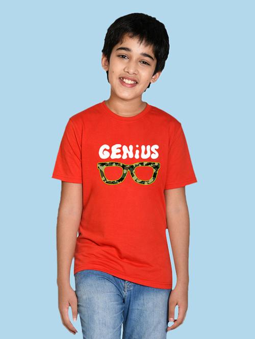 red cotton blend tshirt - 20996691 - Very Small Image - 1