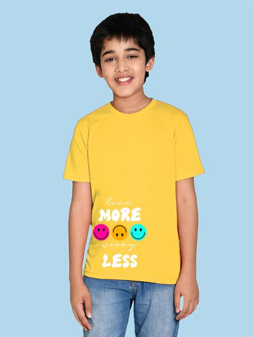 yellow cotton blend tshirt - 20996700 - Very Small Image - 1