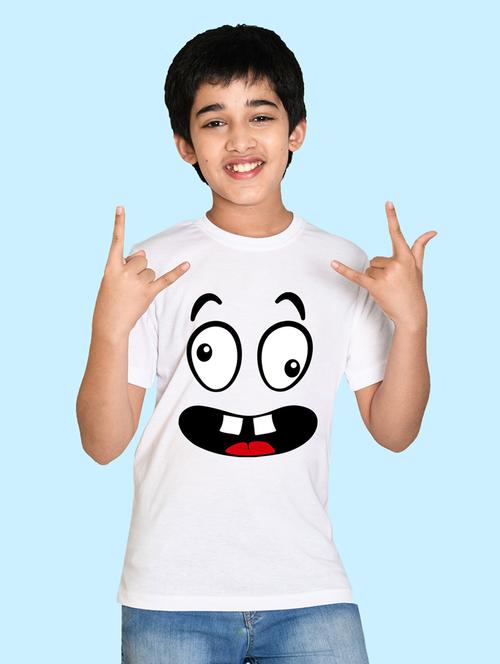 white cotton blend tshirt - 20996728 - Very Small Image - 1