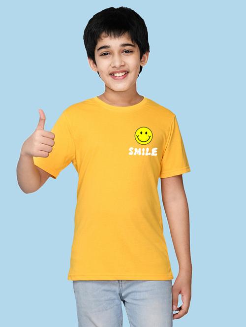 yellow cotton blend tshirt - 20996731 - Very Small Image - 1