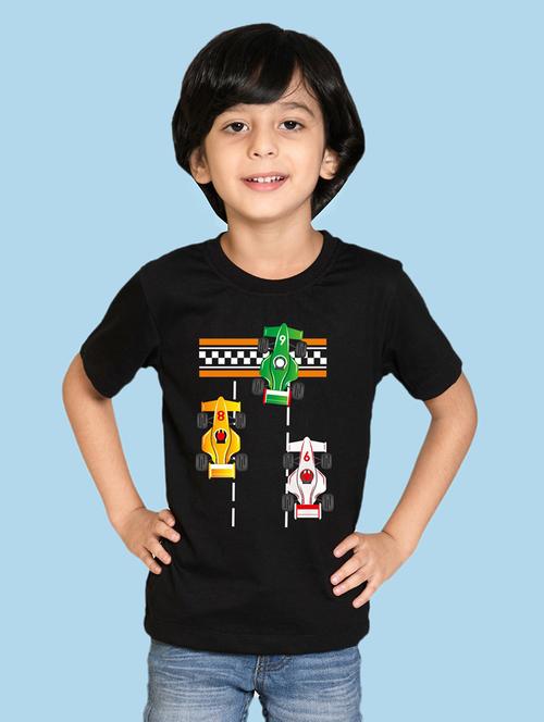 black cotton blend tshirt - 20996802 - Very Small Image - 1