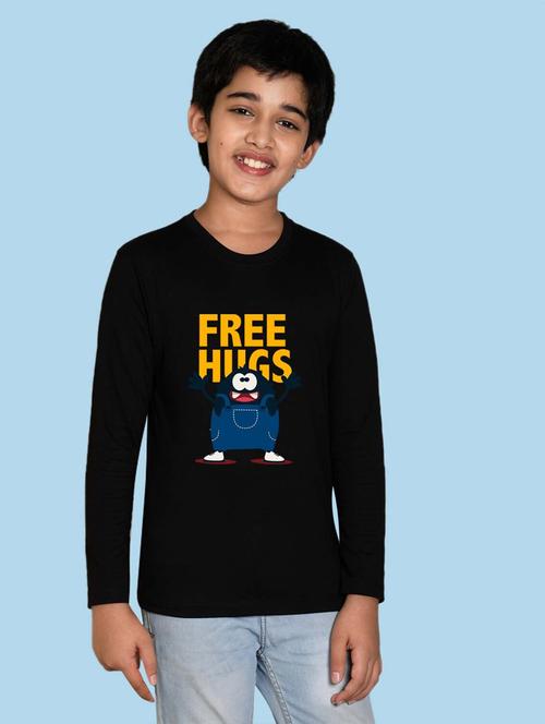 black cotton blend tshirt - 20996897 - Very Small Image - 1