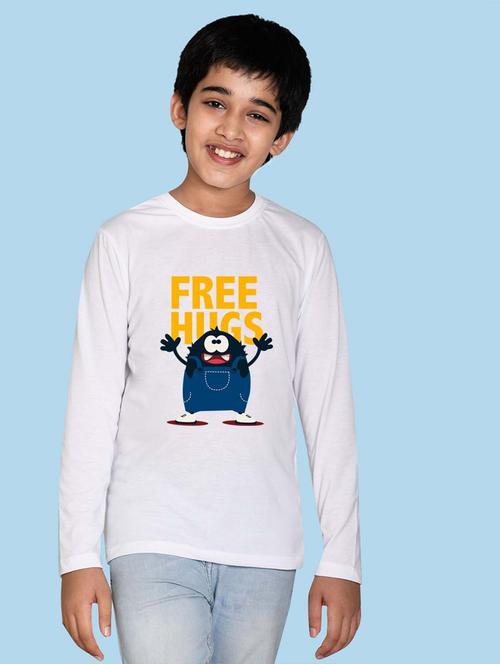white cotton blend tshirt - 20996899 - Very Small Image - 1
