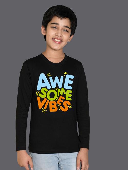 black cotton blend tshirt - 20997015 - Very Small Image - 1