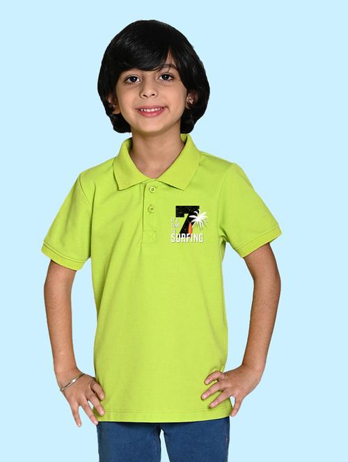 green poly cotton tshirt - 20997087 - Very Small Image - 1
