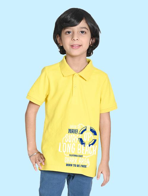 yellow poly cotton tshirt - 20997103 - Very Small Image - 1