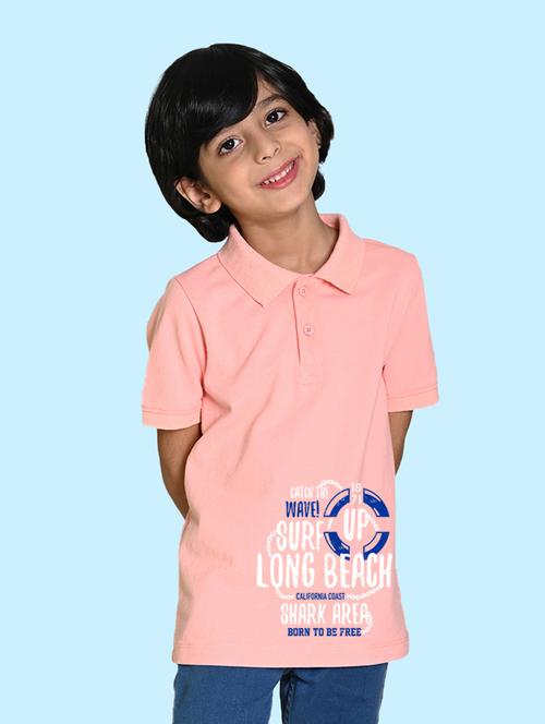 pink poly cotton tshirt - 20997104 - Very Small Image - 1