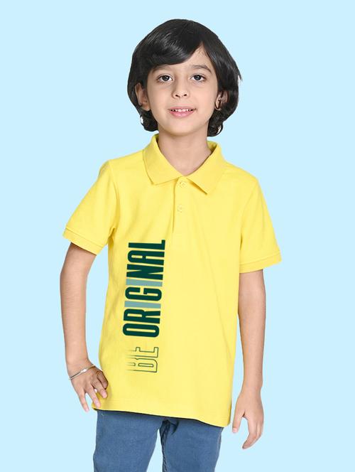 yellow poly cotton tshirt - 20997108 - Very Small Image - 1