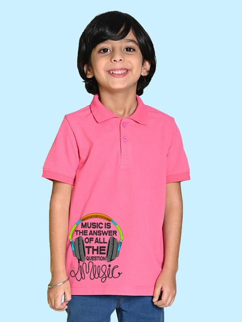 pink poly cotton tshirt - 20997125 - Very Small Image - 1