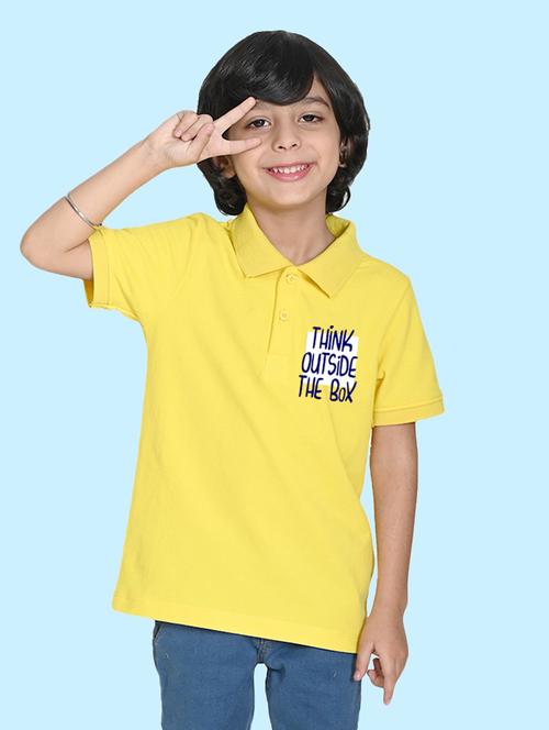 yellow poly cotton tshirt - 20997128 - Very Small Image - 1