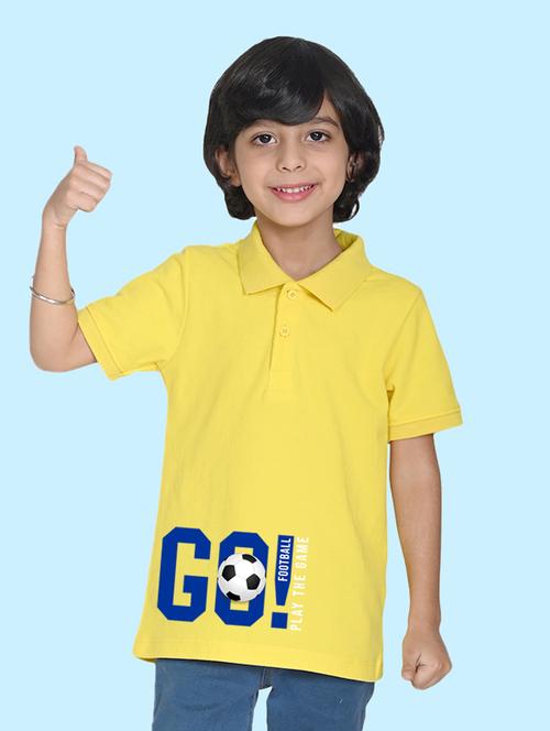 yellow poly cotton tshirt - 20997148 - Very Small Image - 1