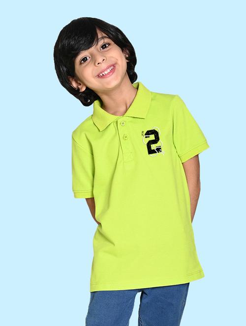 neon green poly cotton t-shirt - 20997182 - Very Small Image - 1