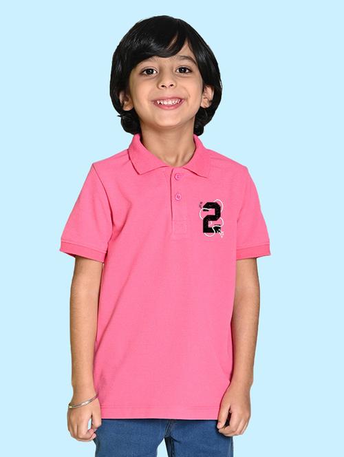 pink poly cotton tshirt - 20997185 - Very Small Image - 1