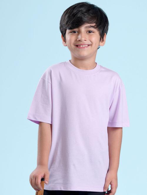 purple cotton blend tshirt - 20997213 - Very Small Image - 1