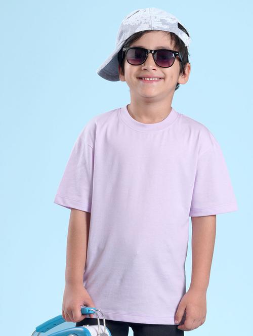 purple cotton blend tshirt - 20997237 - Very Small Image - 1