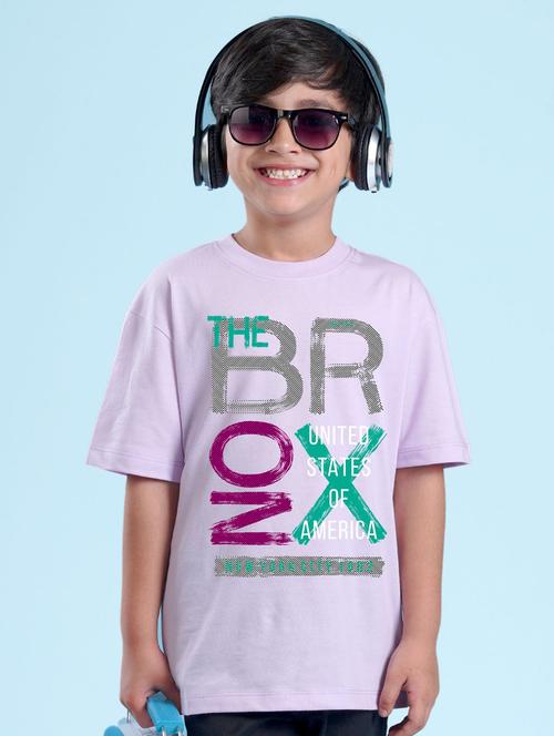purple cotton blend tshirt - 20997244 - Very Small Image - 1