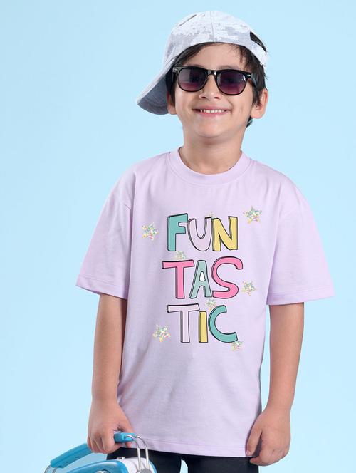 purple cotton blend tshirt - 20997248 - Very Small Image - 1