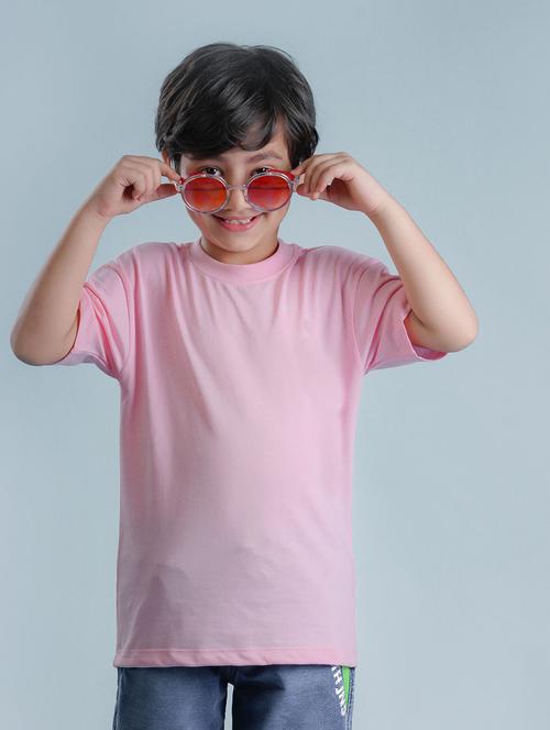 pink cotton blend tshirt - 20997260 - Very Small Image - 1