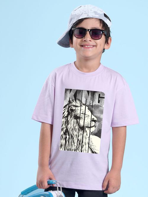 purple cotton blend tshirt - 20997318 - Very Small Image - 1
