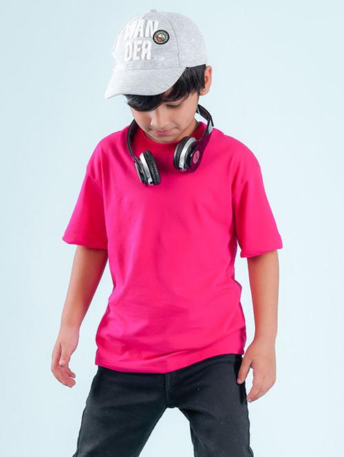 pink cotton blend tshirt - 20997320 - Very Small Image - 1