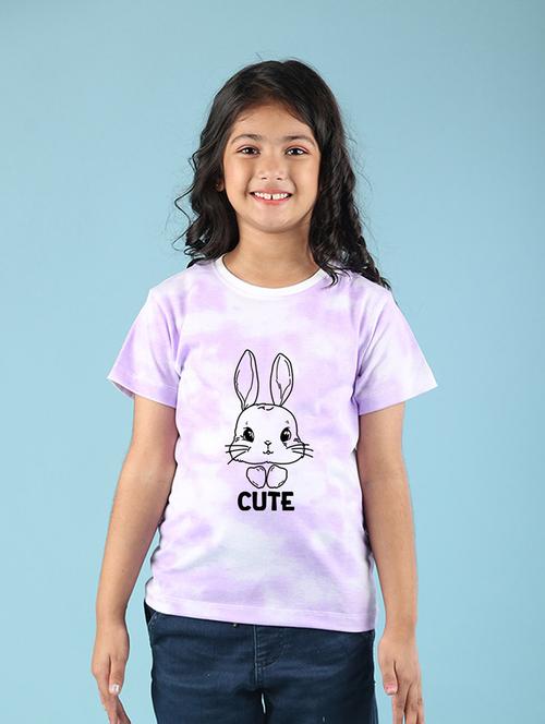 purple cotton blend tee - 20997363 - Very Small Image - 1
