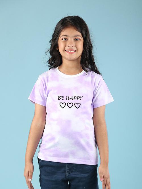 lavender tie & dye printed casual top - 20997376 - Very Small Image - 1