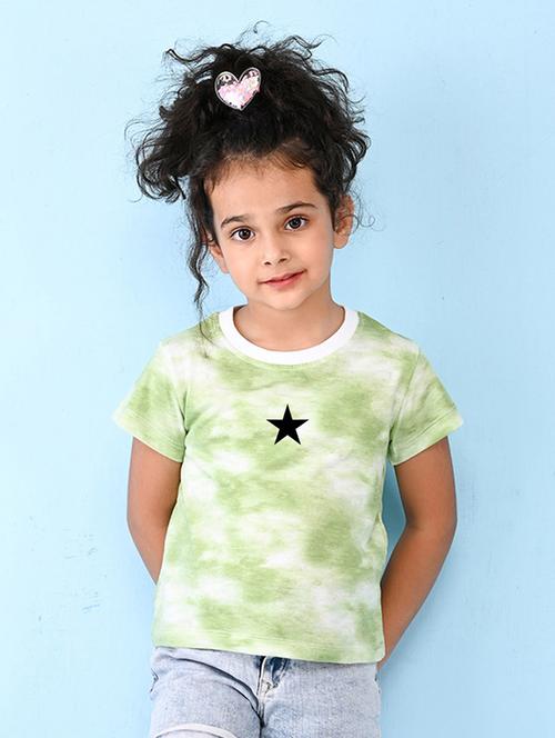 green cotton blend tee - 20997386 - Very Small Image - 1