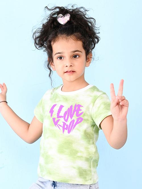 green cotton blend tee - 20997426 - Very Small Image - 1