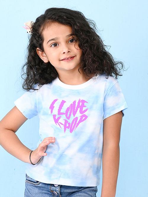 blue cotton blend tee - 20997427 - Very Small Image - 1
